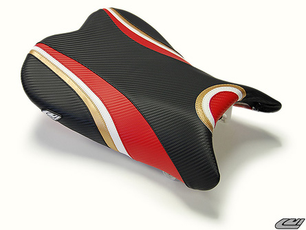 LUIMOTO (Lucky Strike) Rider Seat Cover for the SUZUKI GSX-R600 / GSX-R750 (06-07) LUIMOTO (Lucky Strike) Rider Seat Cover for the SUZUKI GSX-R600 / GSX-R750 (06-07)